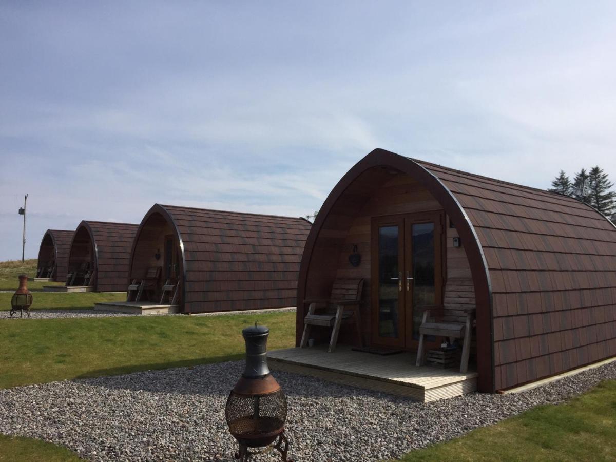 Skeabost View Pods Skye Vila Portree Exterior foto