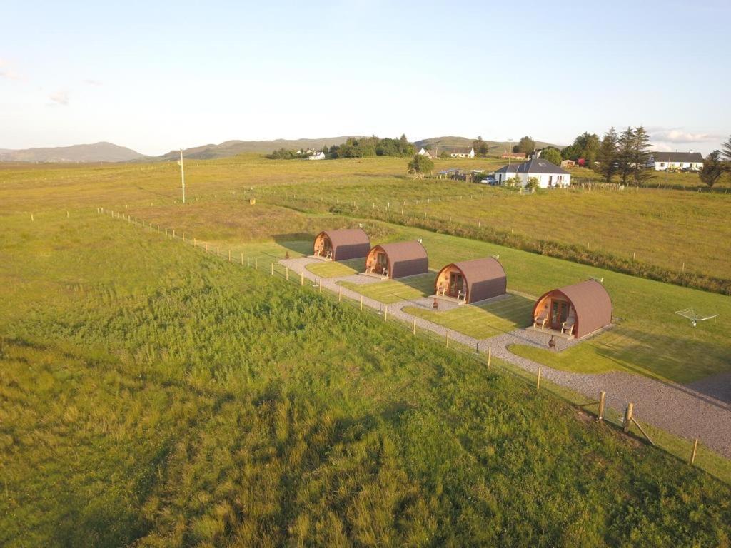 Skeabost View Pods Skye Vila Portree Exterior foto