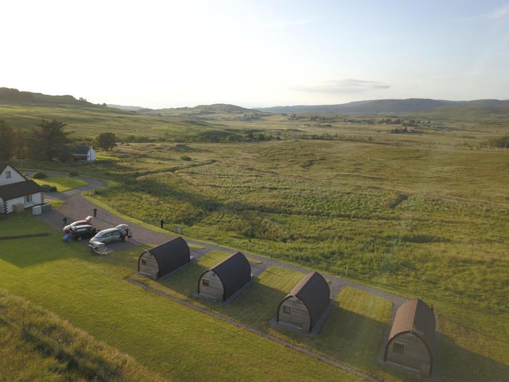 Skeabost View Pods Skye Vila Portree Exterior foto